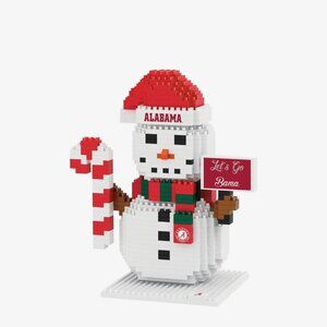NCAA Alabama Crimson Tide BRXLZ Snowman 3-D Puzzle 654 Pieces by FOCO